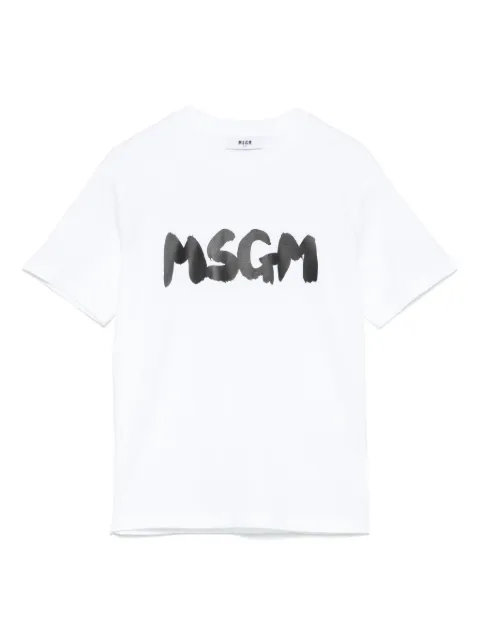MSGM Kids playera con logo estampado