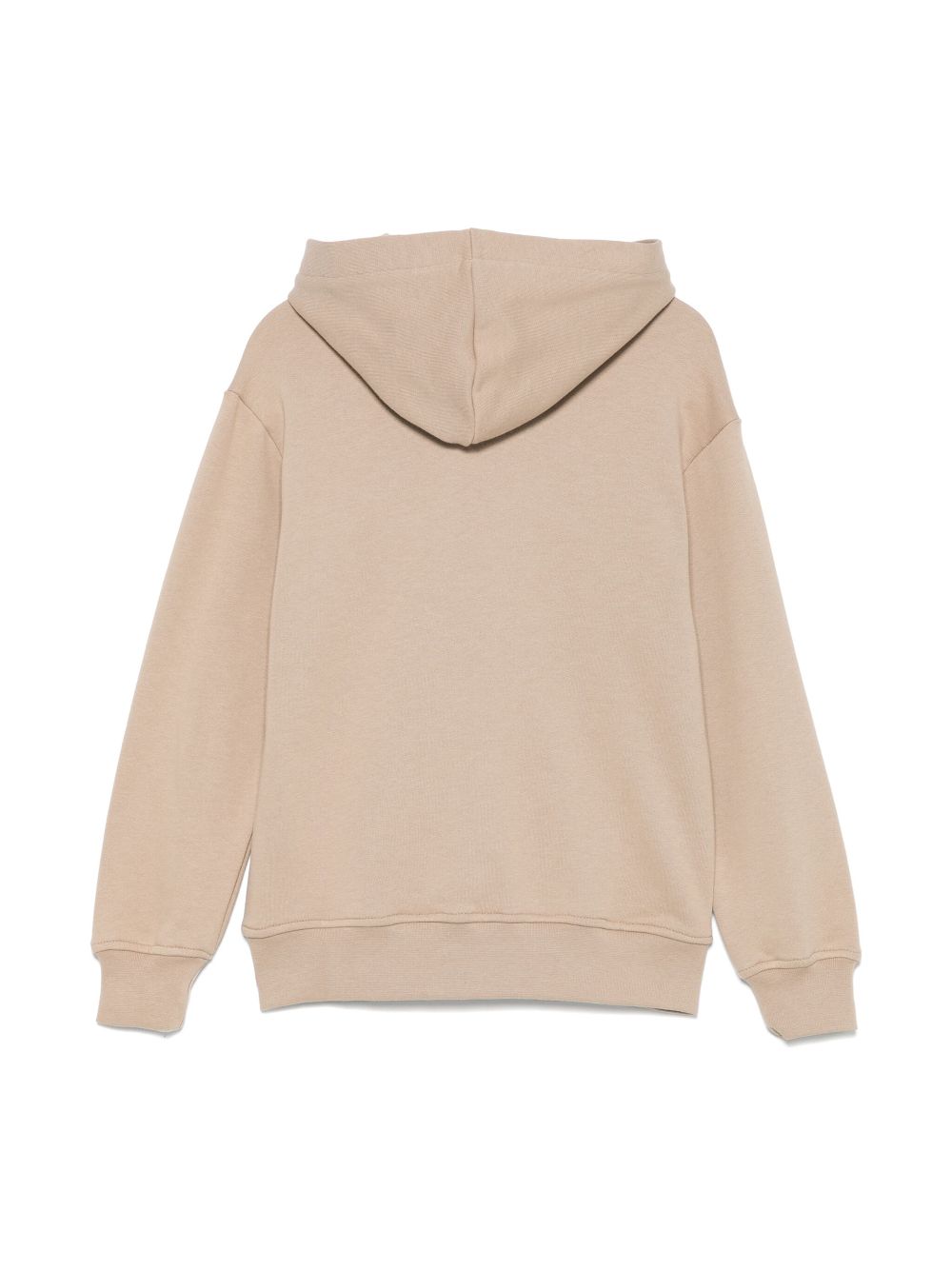 MSGM Kids logo-print hoodie - Neutrals