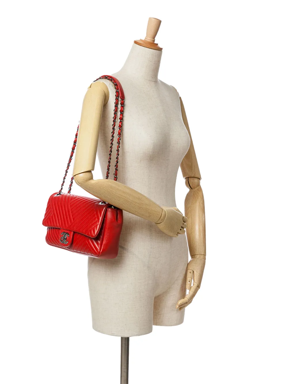 CHANEL Pre-Owned 2015-2016 Medium Lambskin CC Crossing Flap shoulder bag - Rood