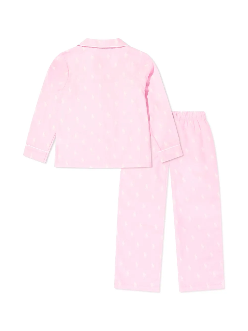 POLO RALPH LAUREN KIDS Pyjama met all-over logoprint Roze