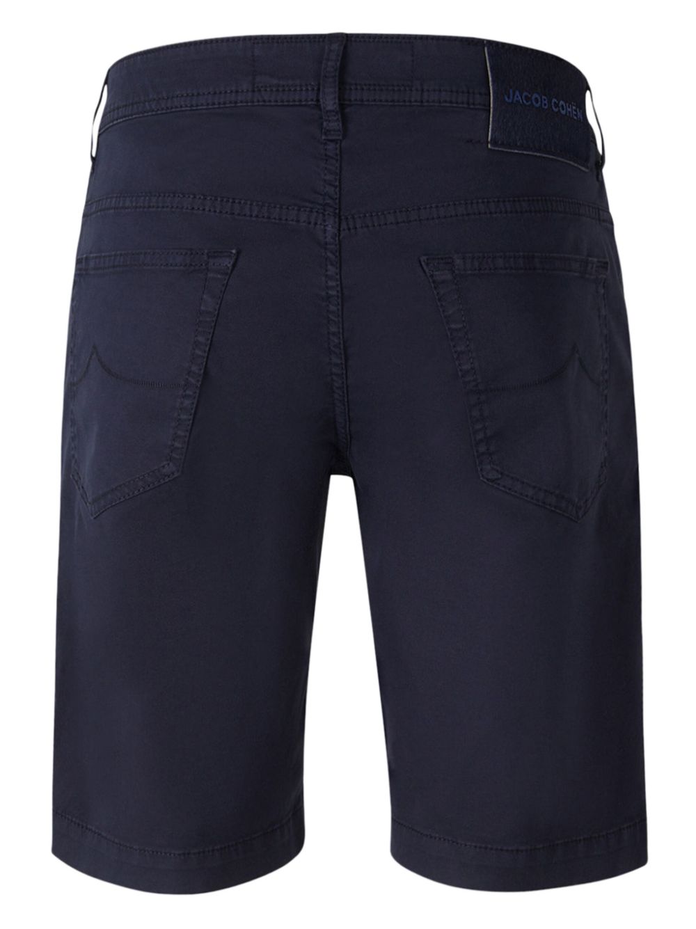 Jacob Cohën Shorts met logopatch - Blauw