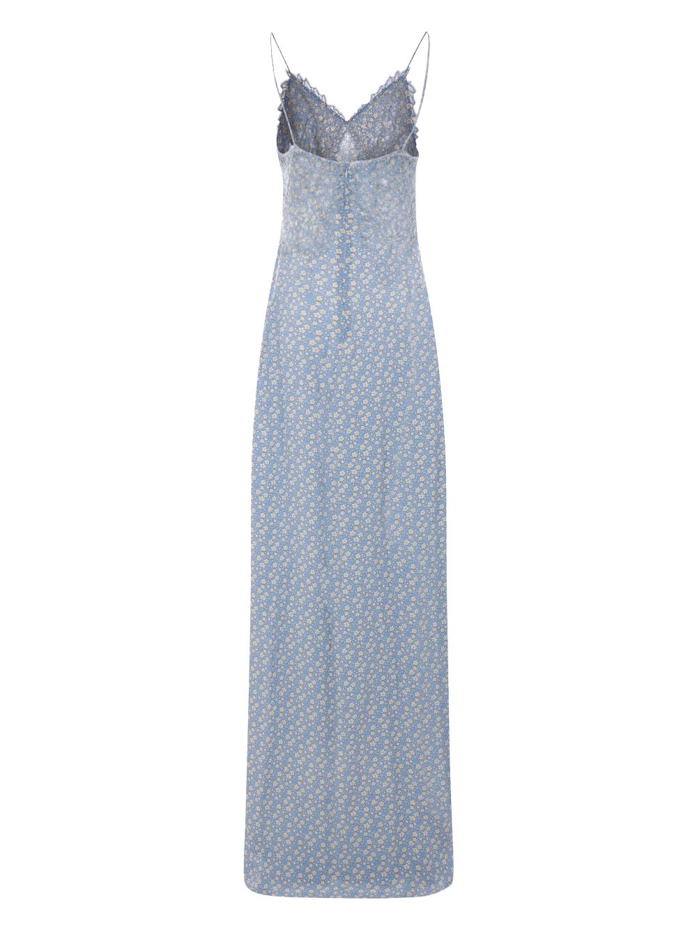 Ermanno Scervino floral-print maxi dress - Blauw