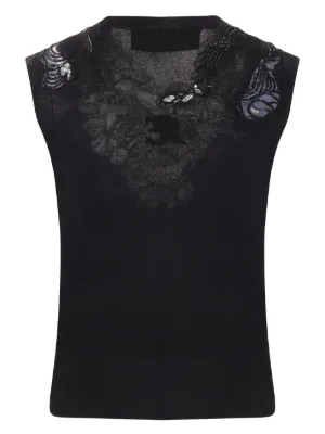 Tシャツ・カットソー ERMANNO SCERVINO Women Tops D462L353DUX95708 BLACK Designer tops, shirts and blouses for women | Ermanno Scervino