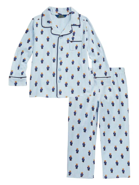 POLO RALPH LAUREN KIDS بيجامة بنقش دب