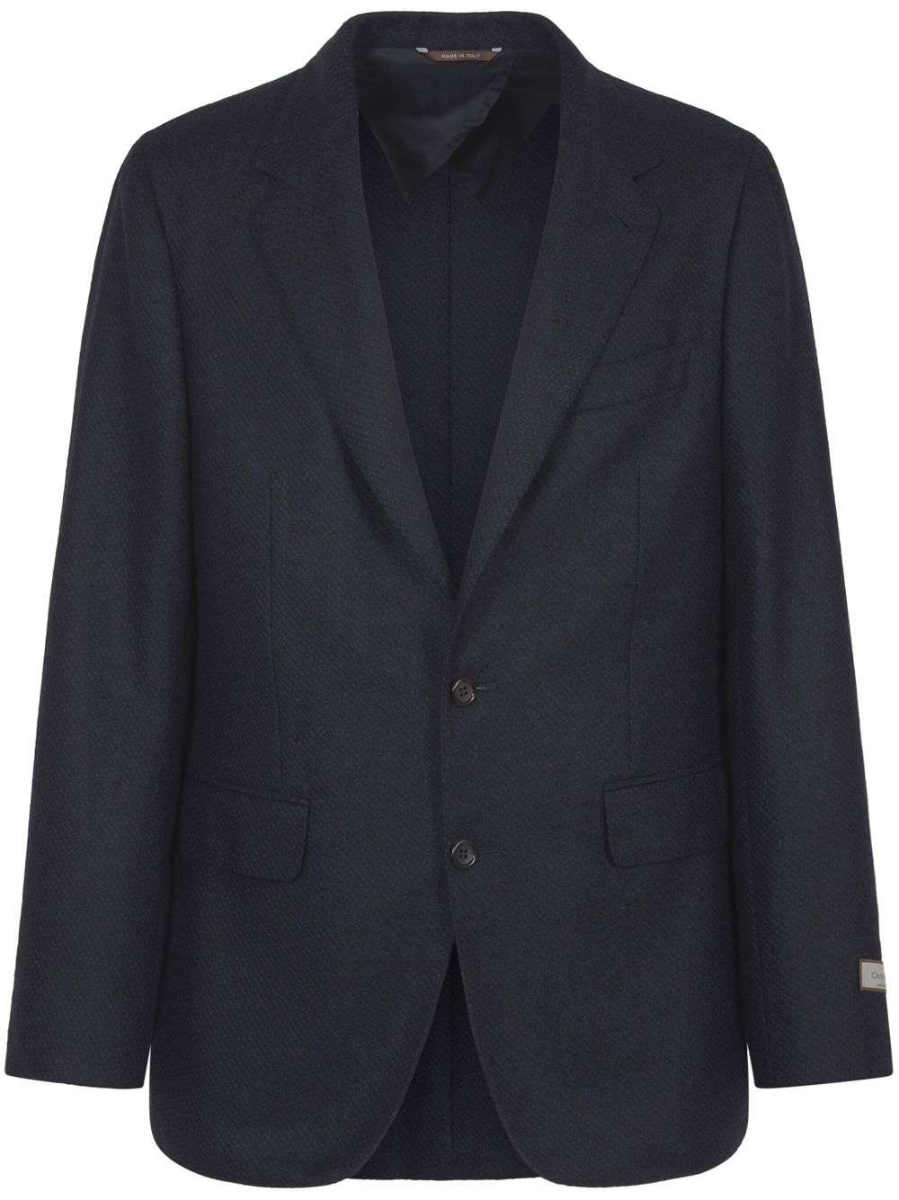 twill-weave blazer