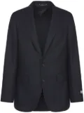 Canali twill-weave blazer - Blue