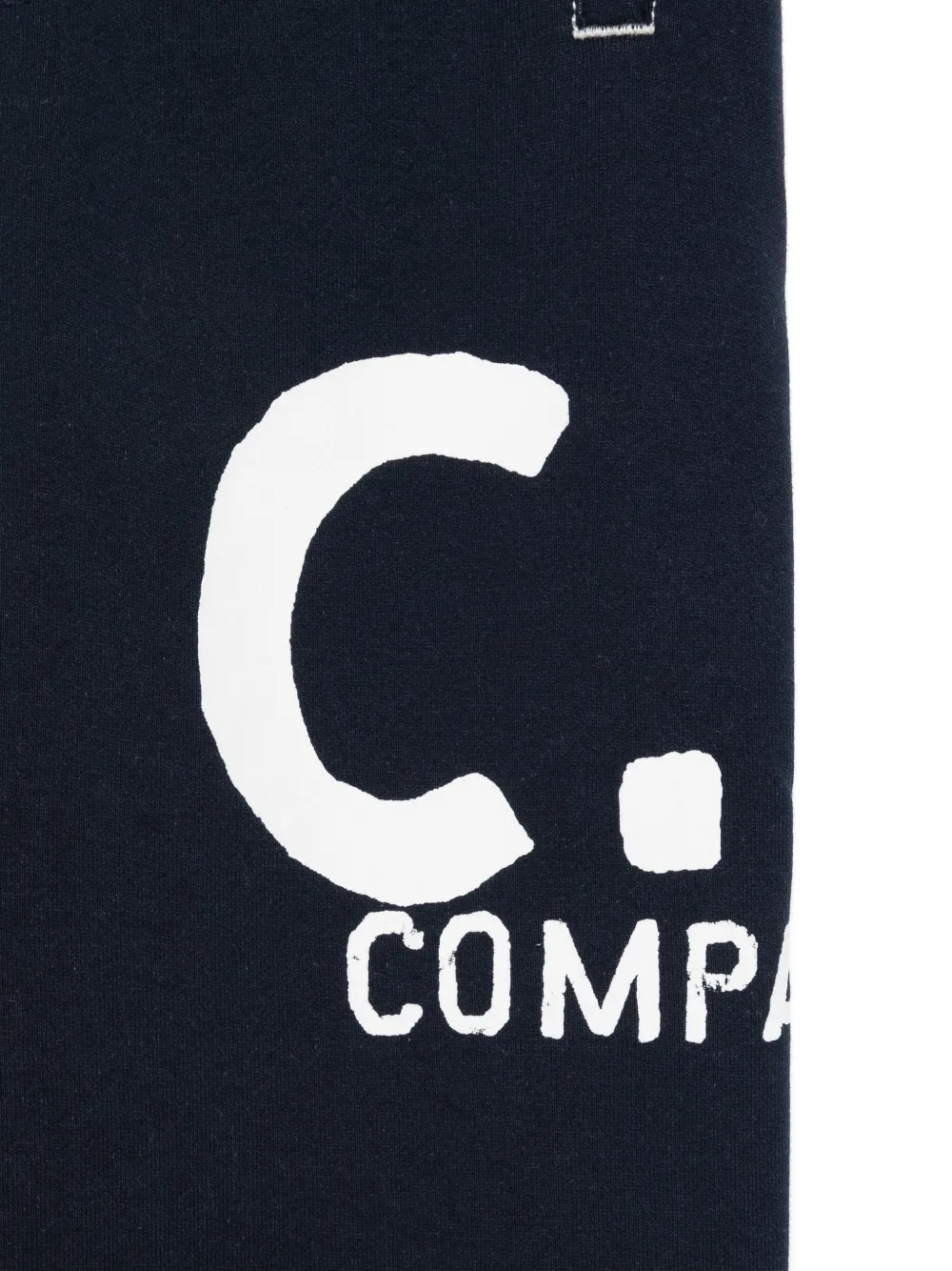 C.P. COMPANY LOGO-PRINT TRACK TROUSERS