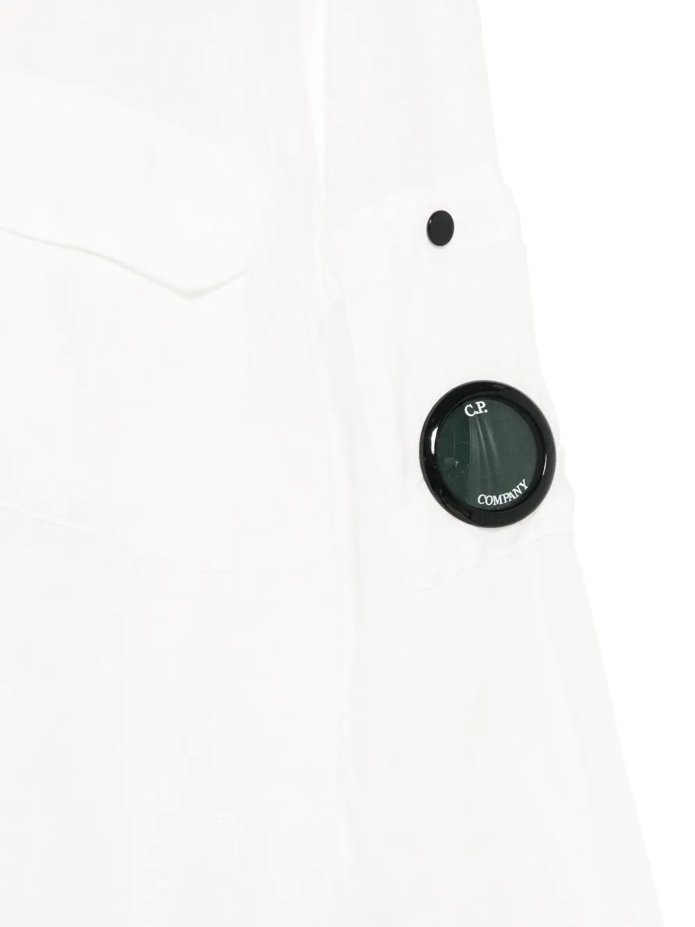 Shop C.p. Company Lens-detail Shirt In White