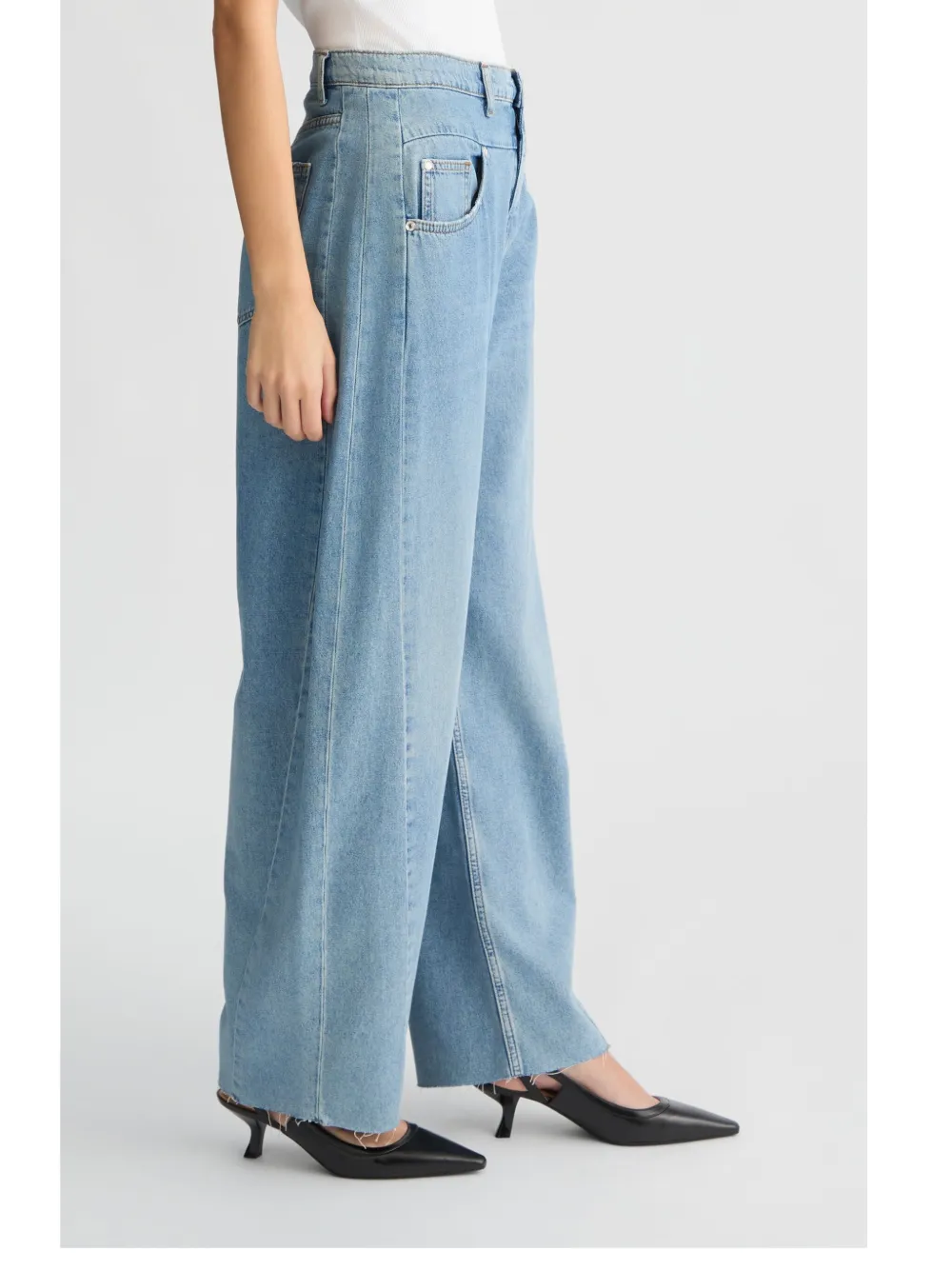 LIU JO Mid waist jeans Blauw