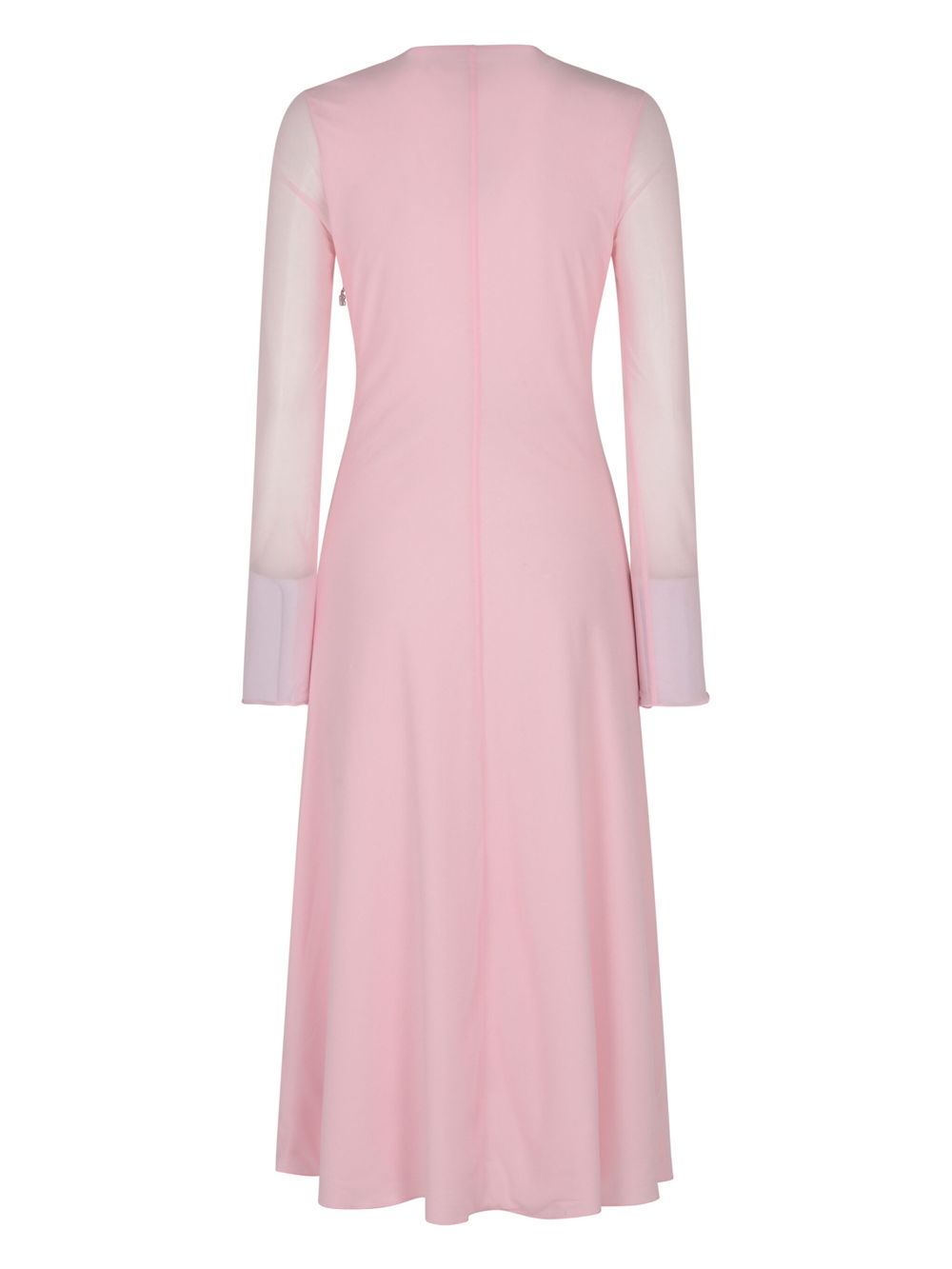 ROTATE BIRGER CHRISTENSEN ruched-detail midi dress - Roze