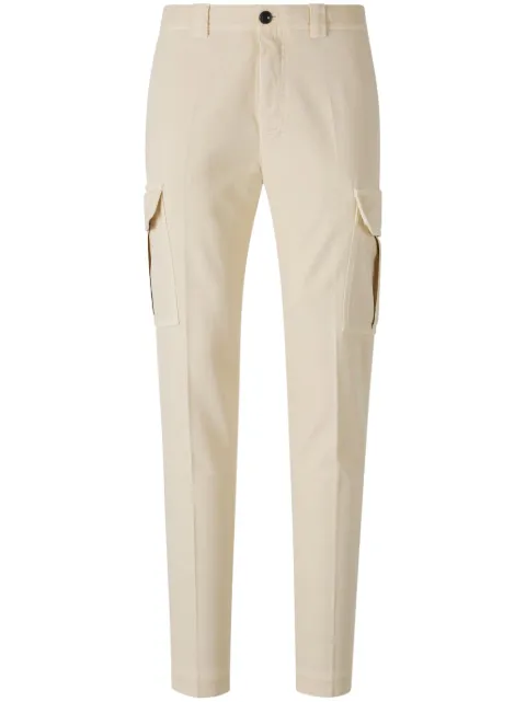 Incotex tapered-leg cargo trousers