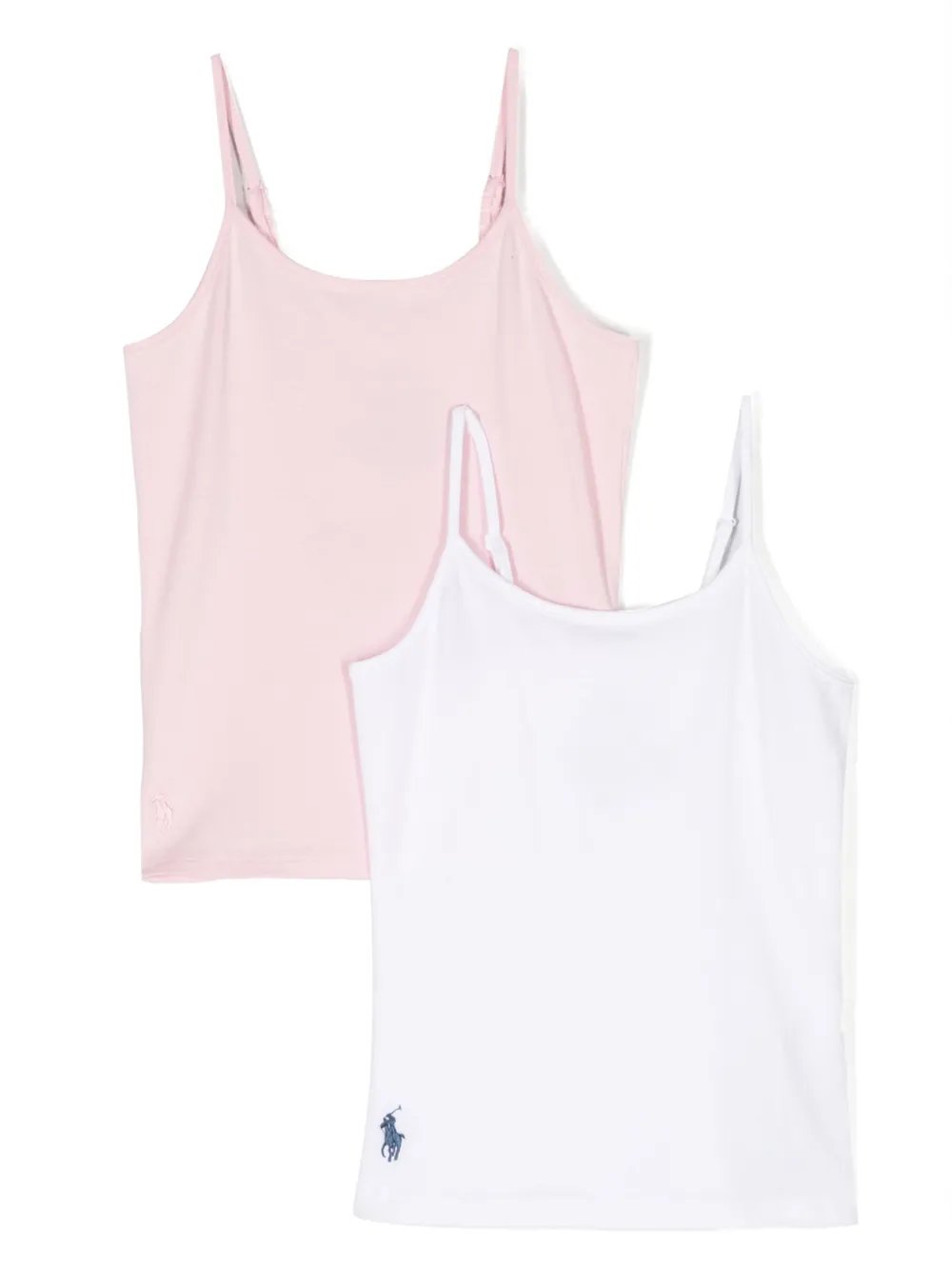 POLO RALPH LAUREN SET-OF-TWO LOGO-EMBROIDERED TOPS