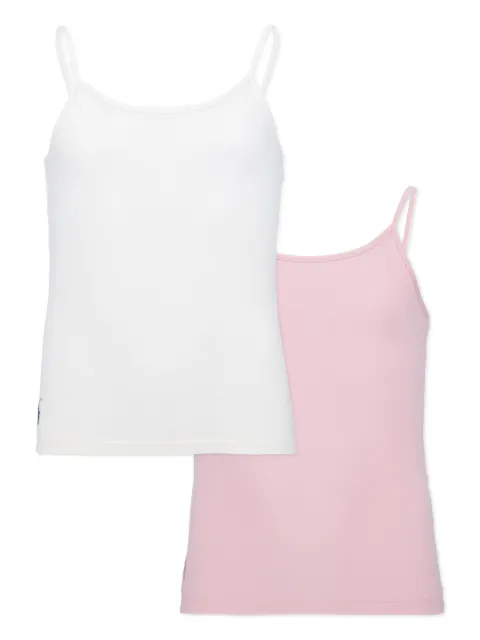 POLO RALPH LAUREN KIDS set-of-two logo-embroidered tops