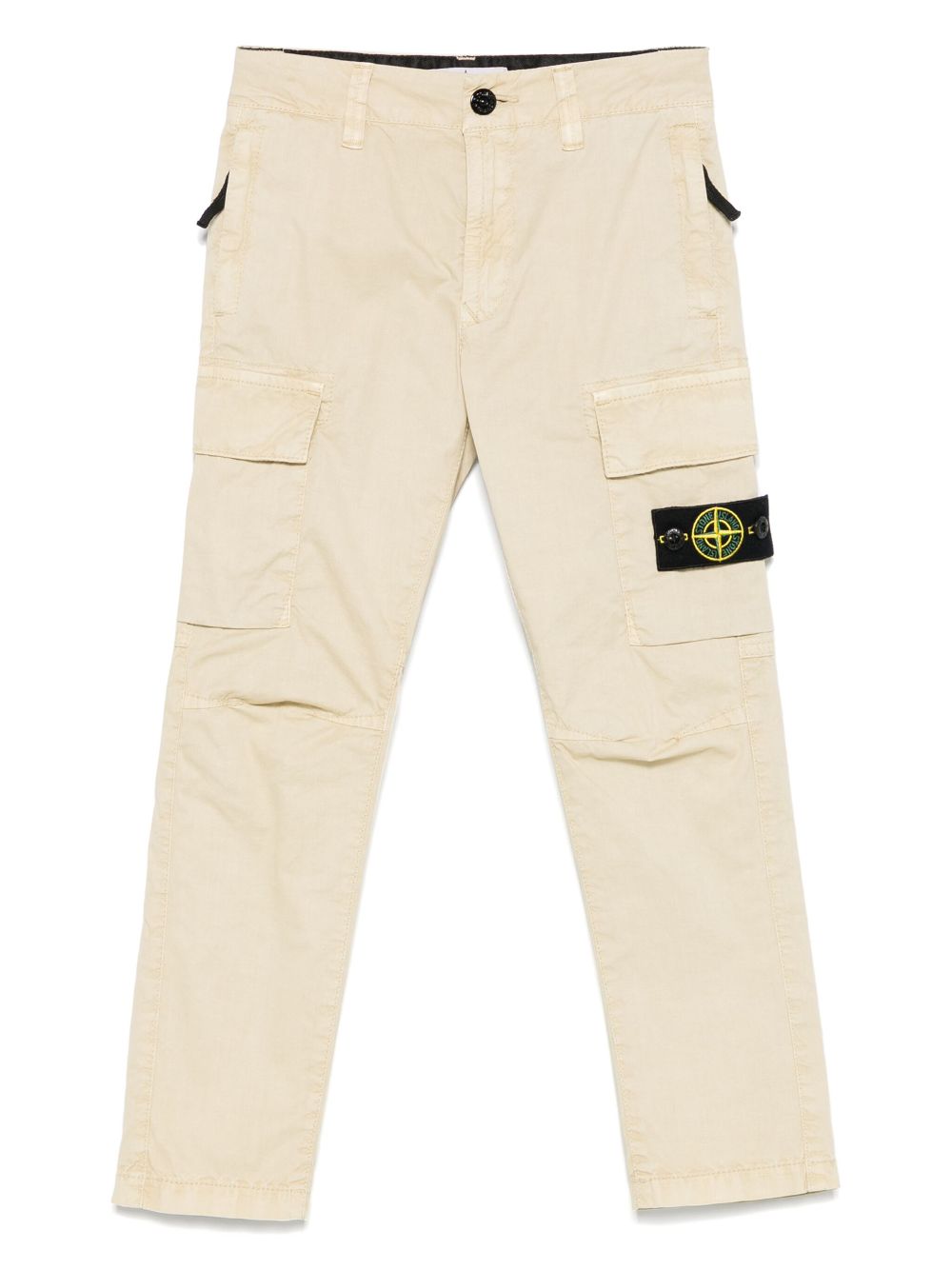 Stone Island Junior Compass-badge cargo pants - Neutrals