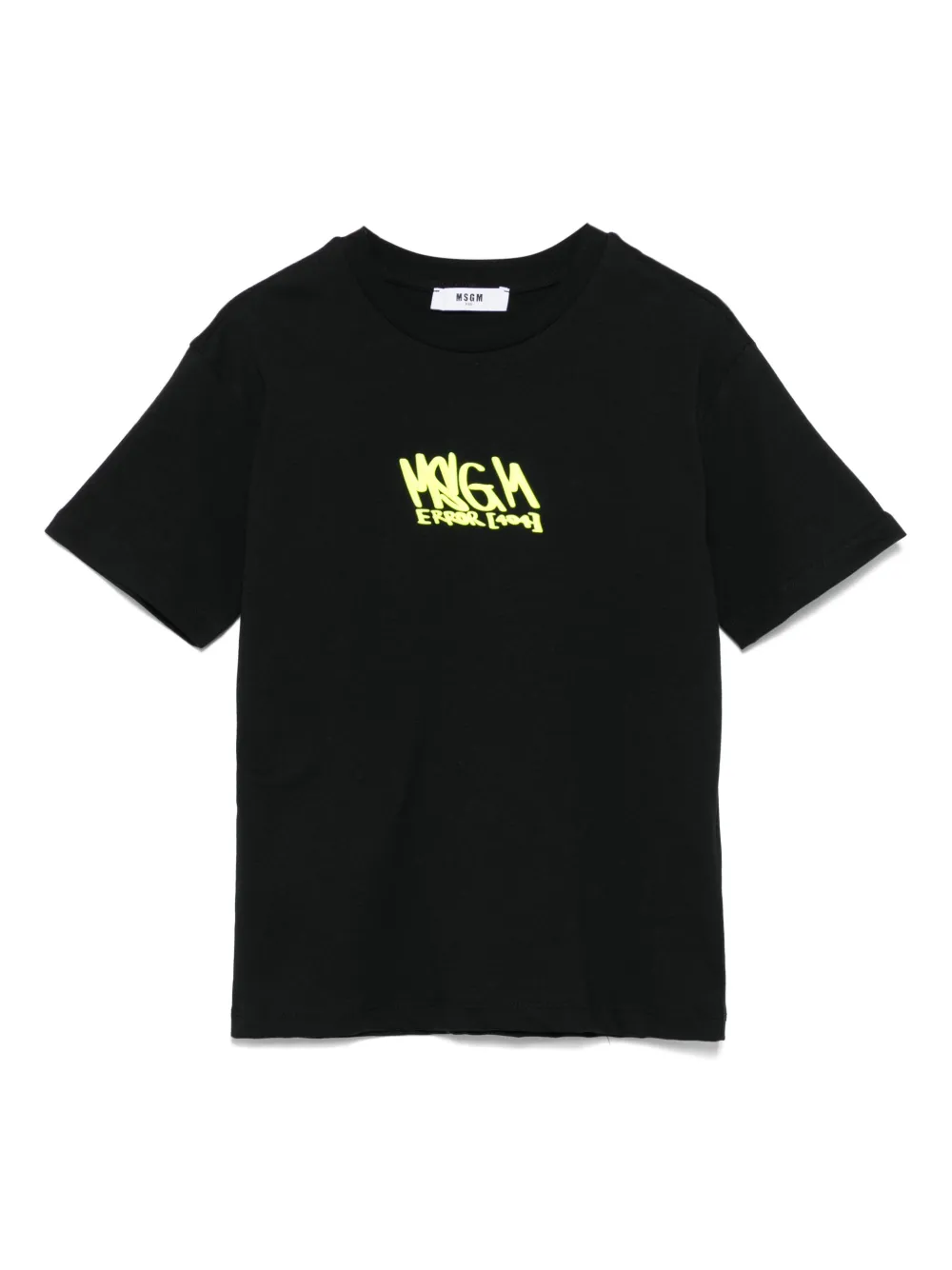 MSGM Kids playera de jersey | negro | Image 1