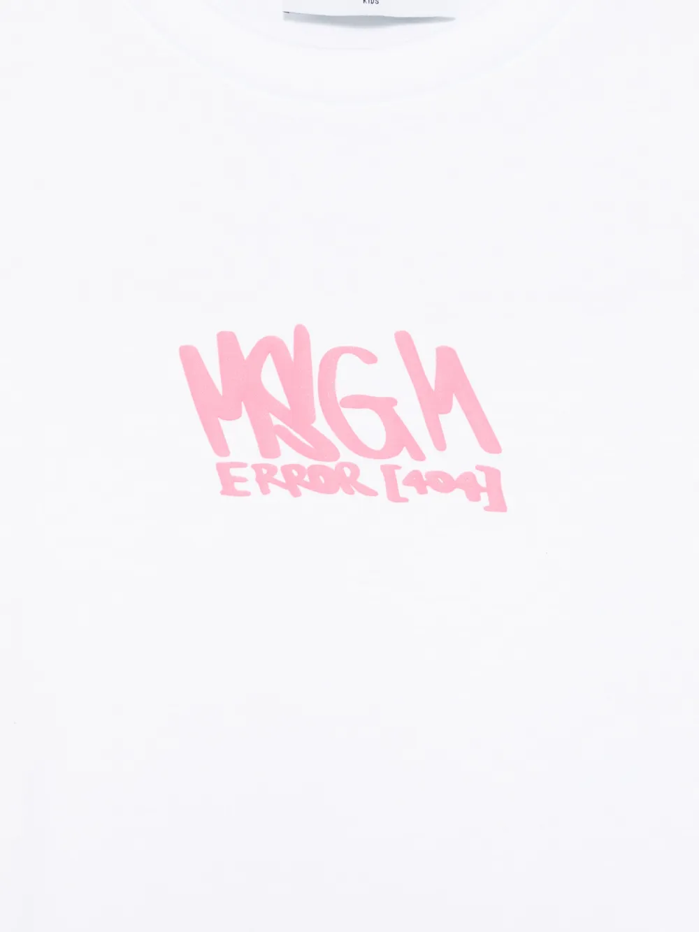 MSGM Kids Jersey T-shirt Wit