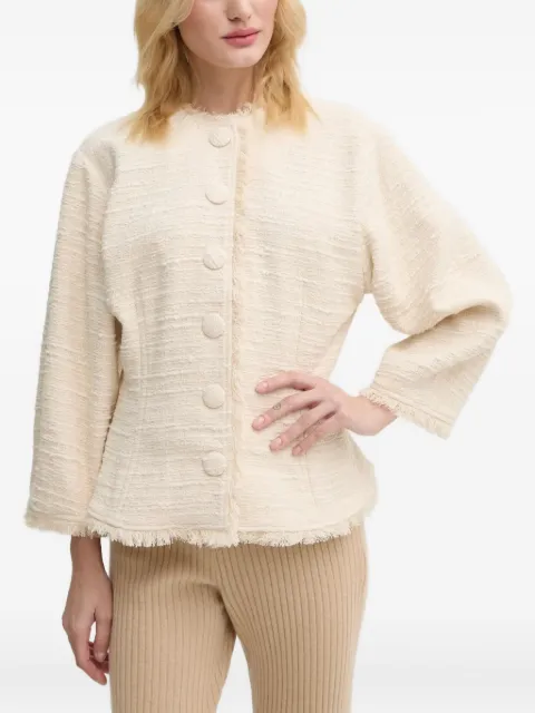 By Malene Birger button fringed jacket