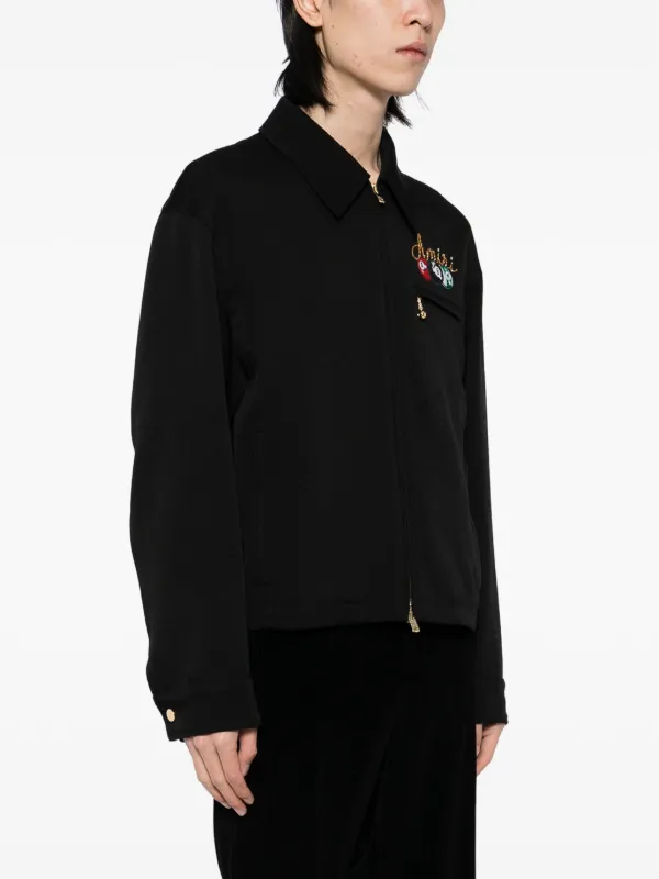 AMIRI ビーズトリム ジャケット | ブラック | FARFETCH JP