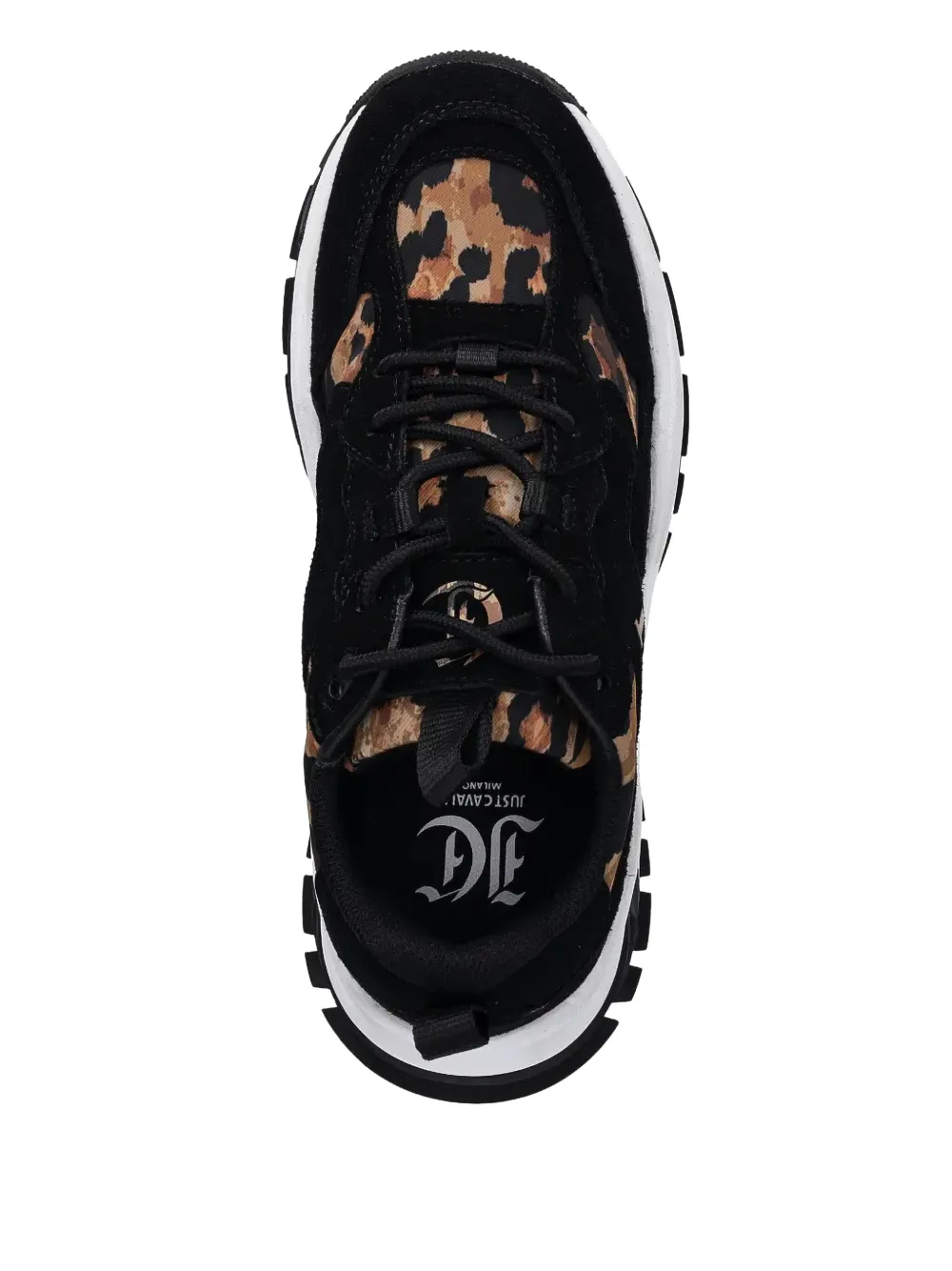 Just Cavalli leopard-print sneakers Black