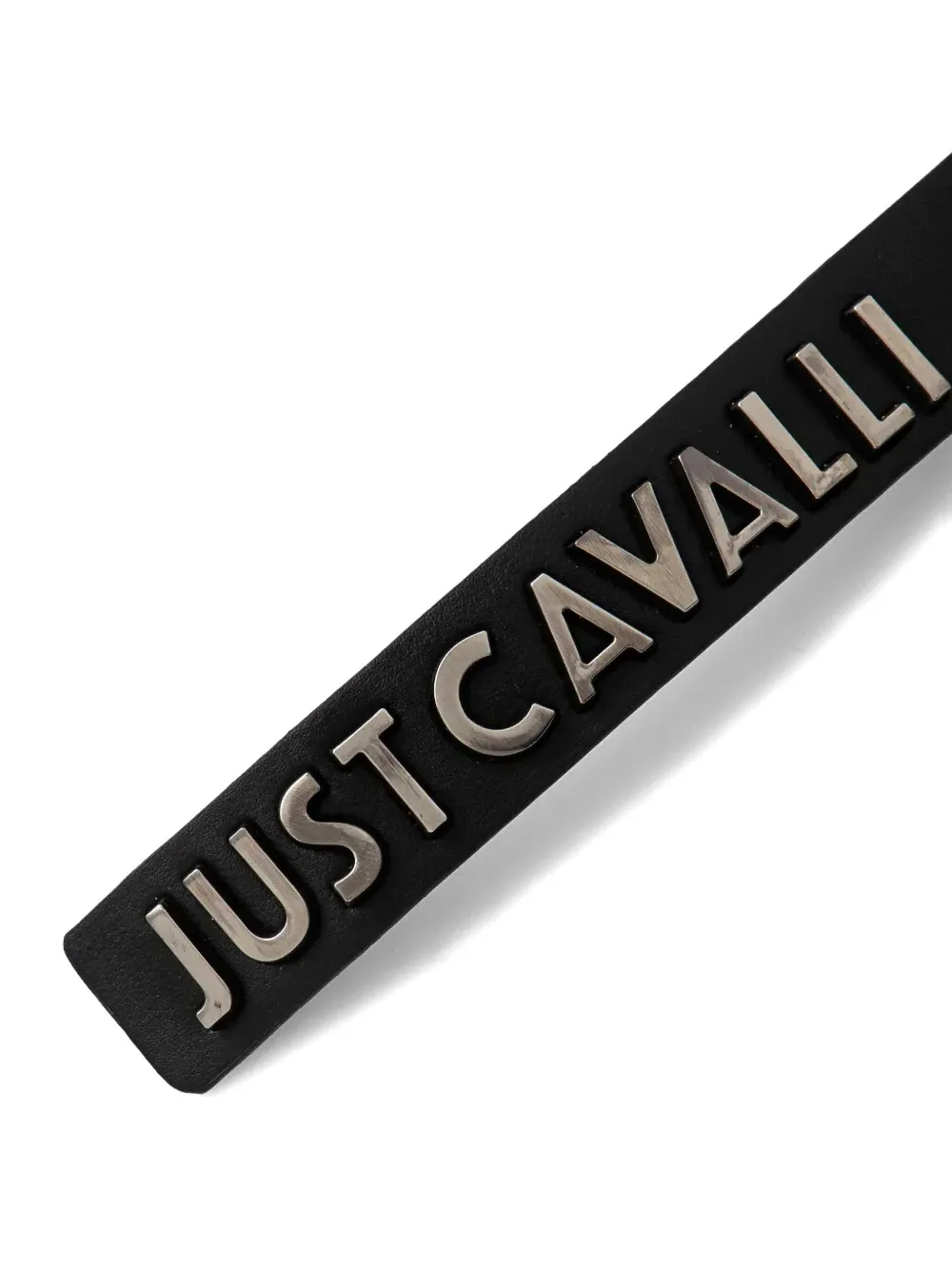 Just Cavalli logo-lettering belt - Zwart