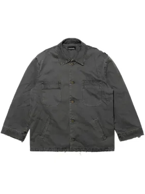 CASEY CASEY JOHNSEN ブルゾン　リネン　サイズМ相当 Casey Casey Johnsen ジャケット | グレー | FARFETCH JP