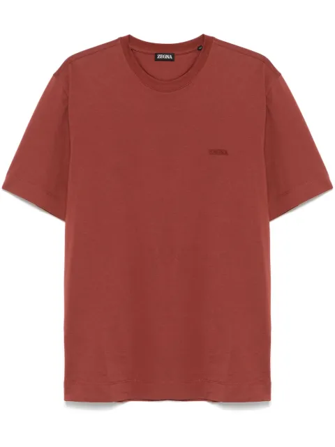 Zegna t-shirt à logo brodé