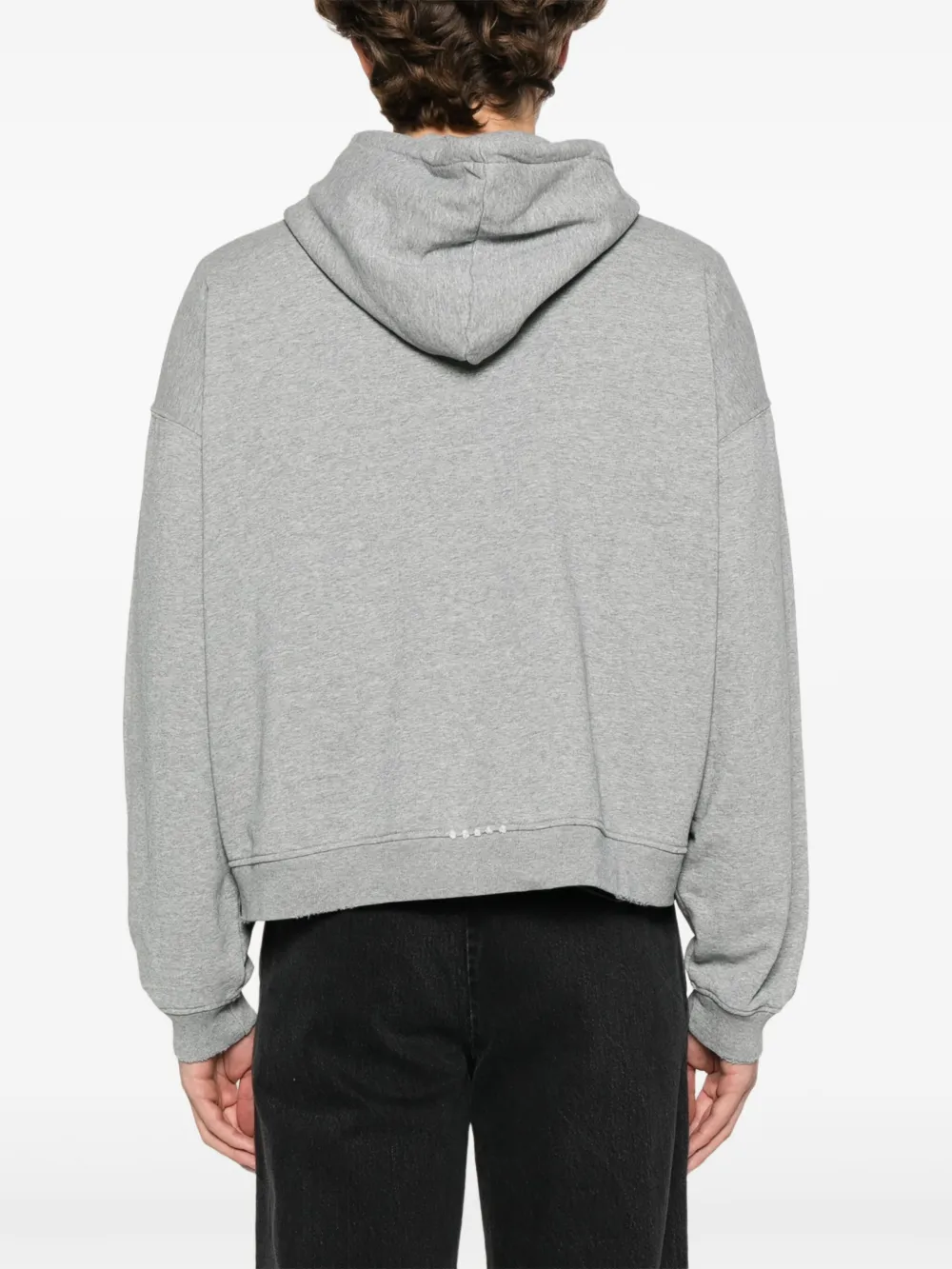 Mainless hoodie met rits Grijs