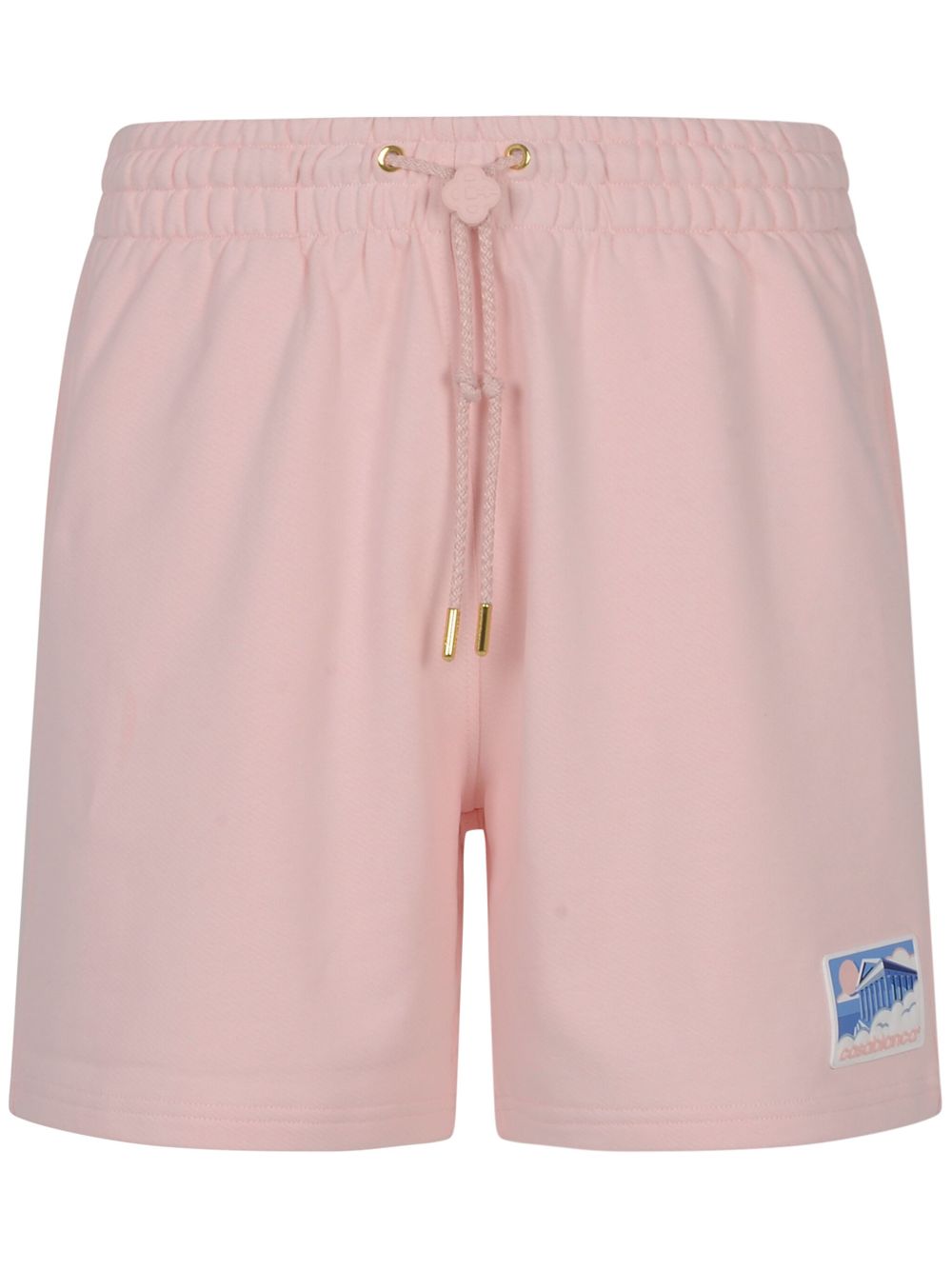 logo-patch shorts