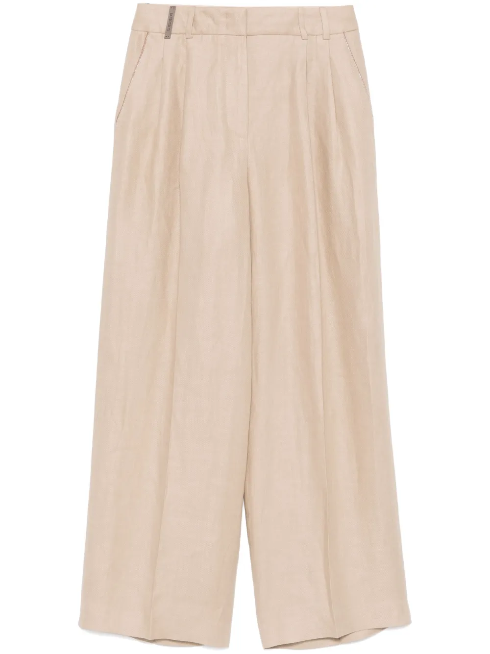 pleated trousers