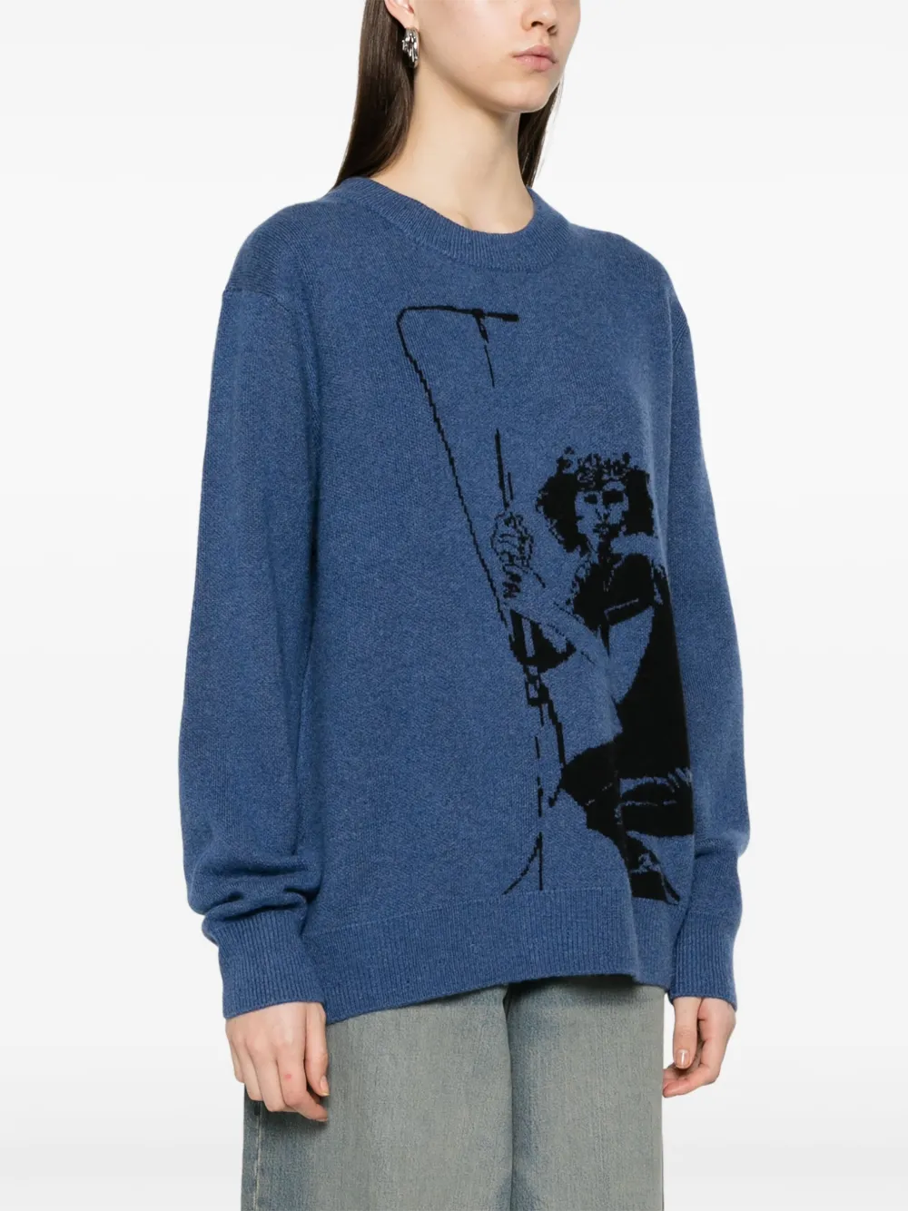 Mainless Jim Morrison trui Blauw