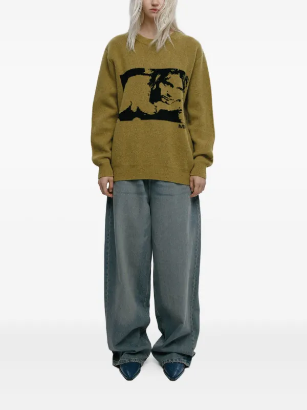 Mainless Kurt Cobain Sweater | Green | FARFETCH