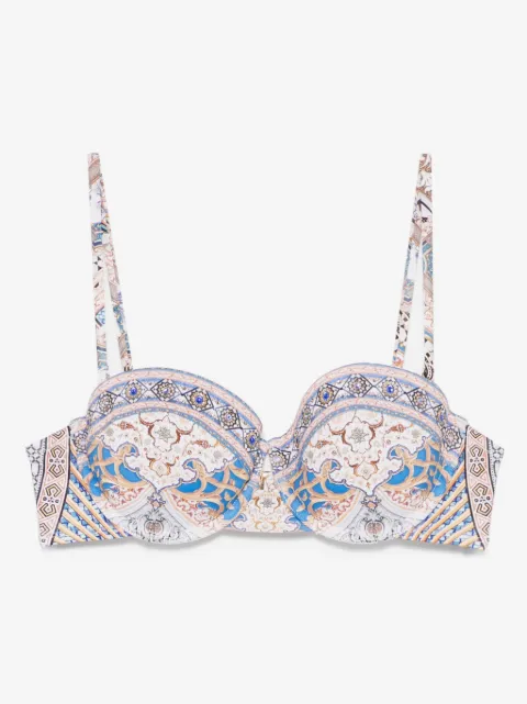 Camilla underwire-cup bikini top