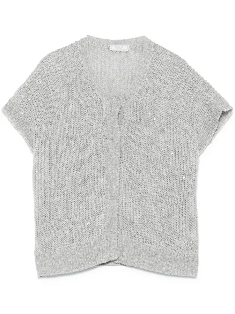 Peserico sequin-embellished cardigan