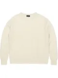 Mainless crew-neck sweater - White