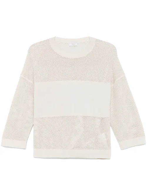 Pull en maille métallisée - Peserico - Modalova
