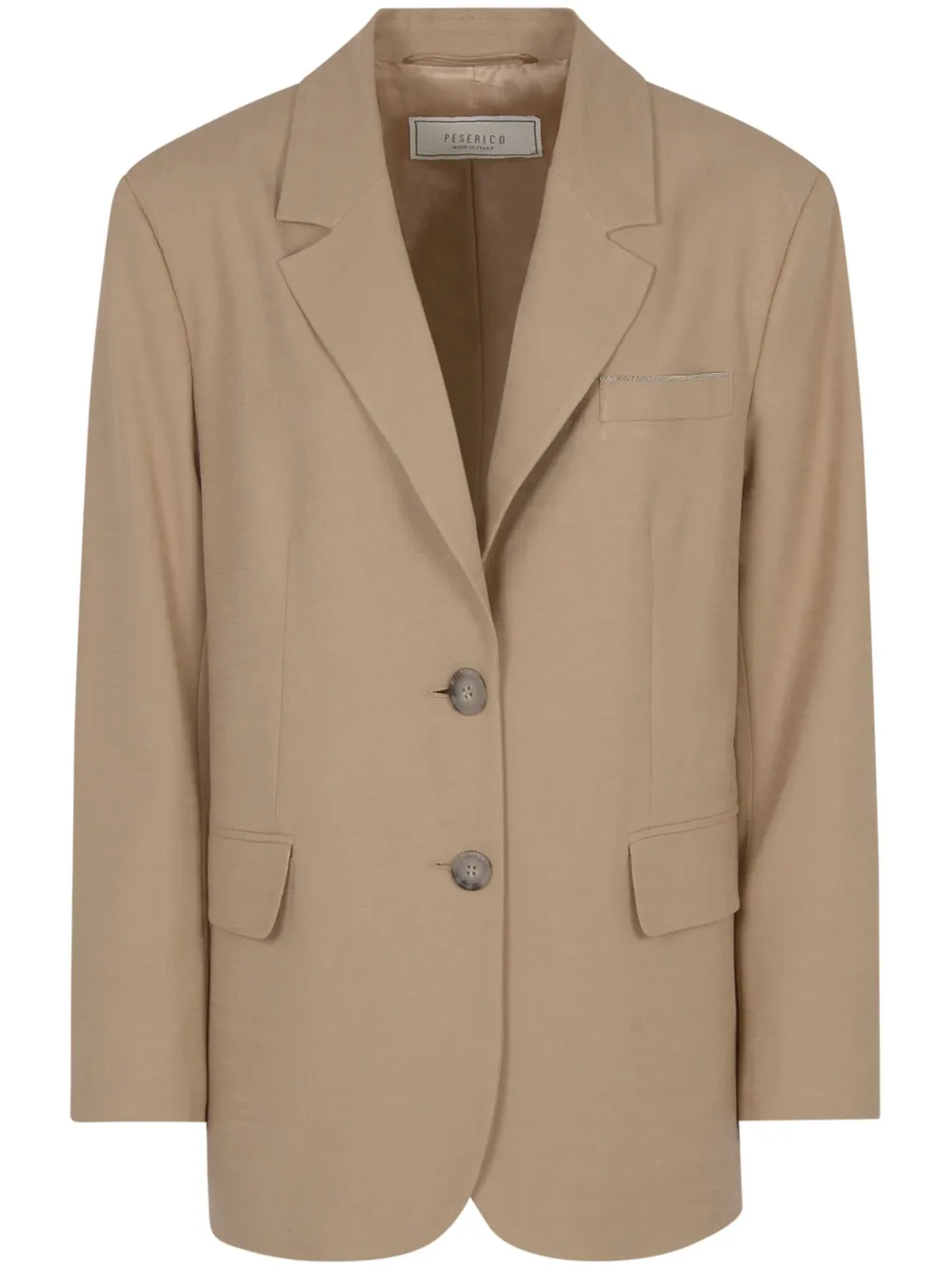 Peserico Blazer com abotoamento simples | Neutro | Image 1