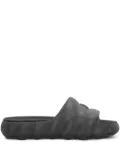 Moncler Lilo logo-patch quilted slides - Black