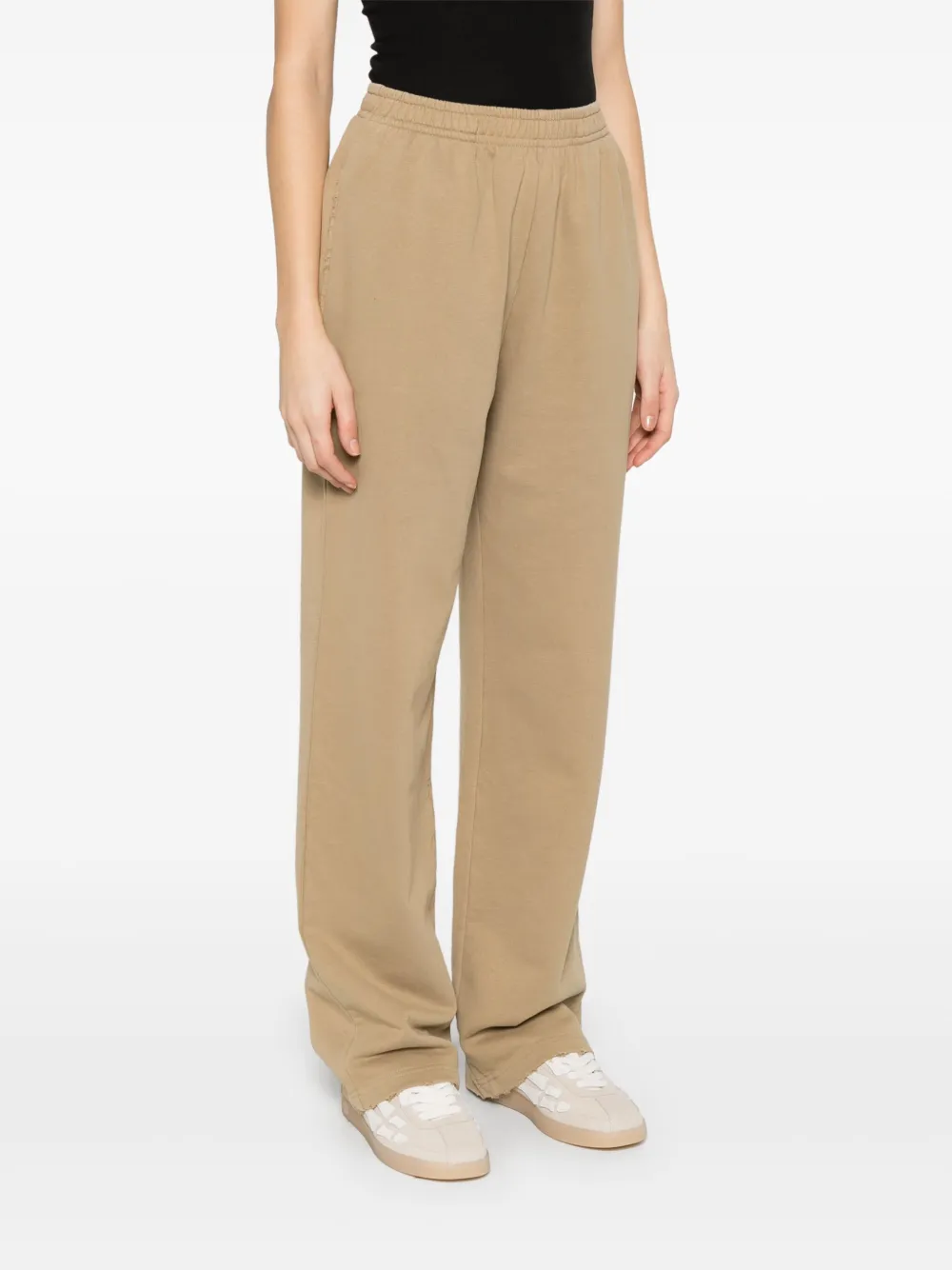 Mainless Distressed Track Trousers In Neutrals