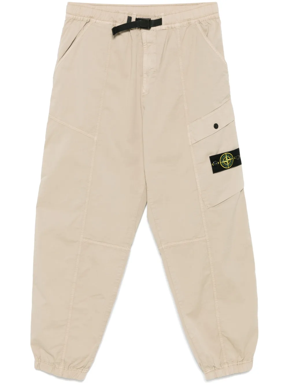 Stone Island Calça cargo com patch de bússola | Neutro | Image 1