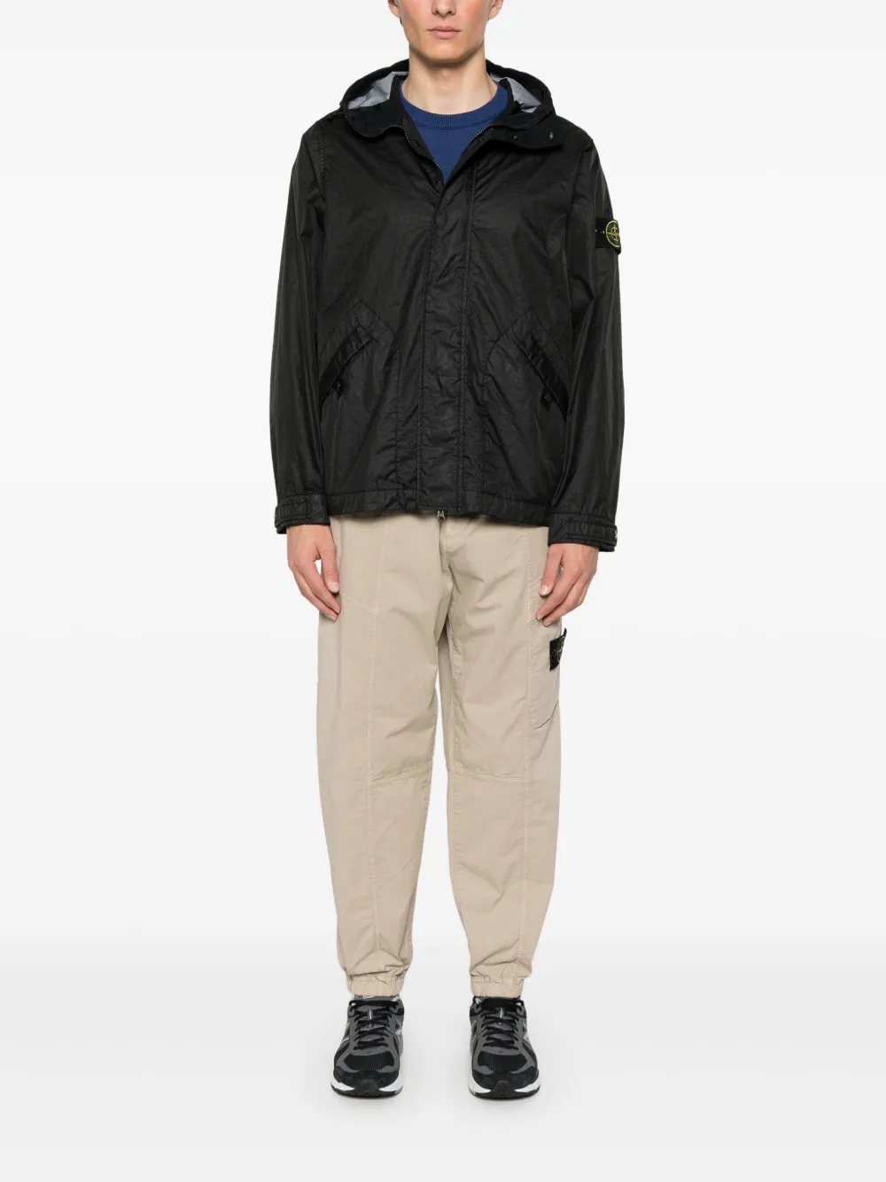 stoneisland Stone Island Cargo broek met Compass-logopatch - Beige