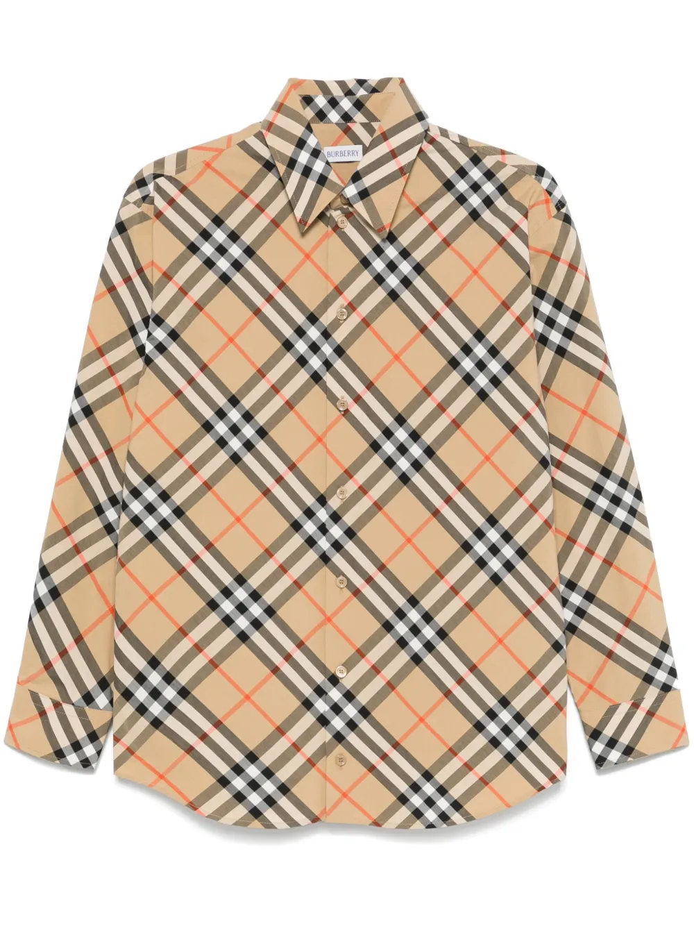 Burberry IP-check blouse Beige