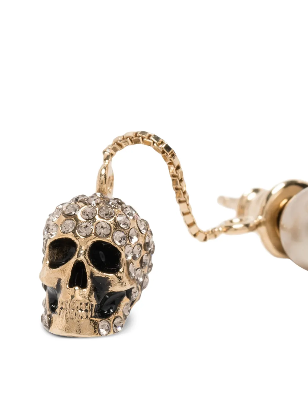 Alexander McQueen Pre-Owned Oorbellen met schedel - Goud