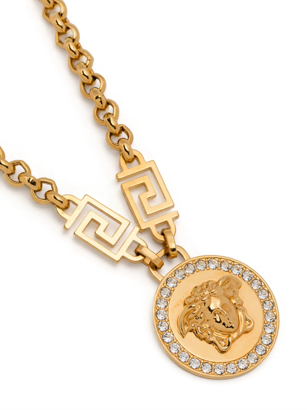 Versace Pre-Owned La Medusa Greca halsketting - Goud