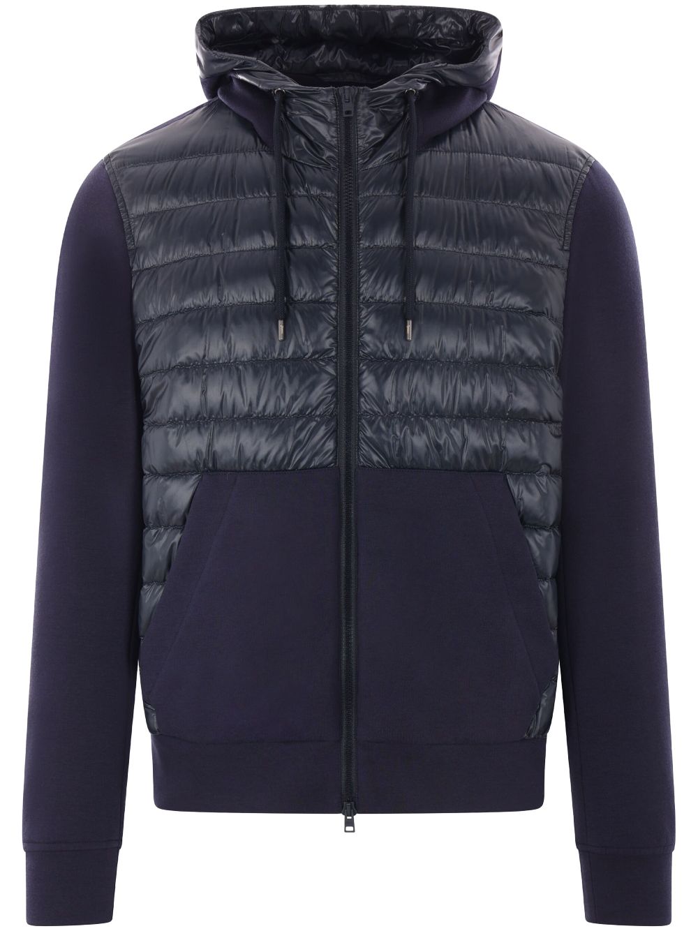 Herno jersey hooded jacket - Blue