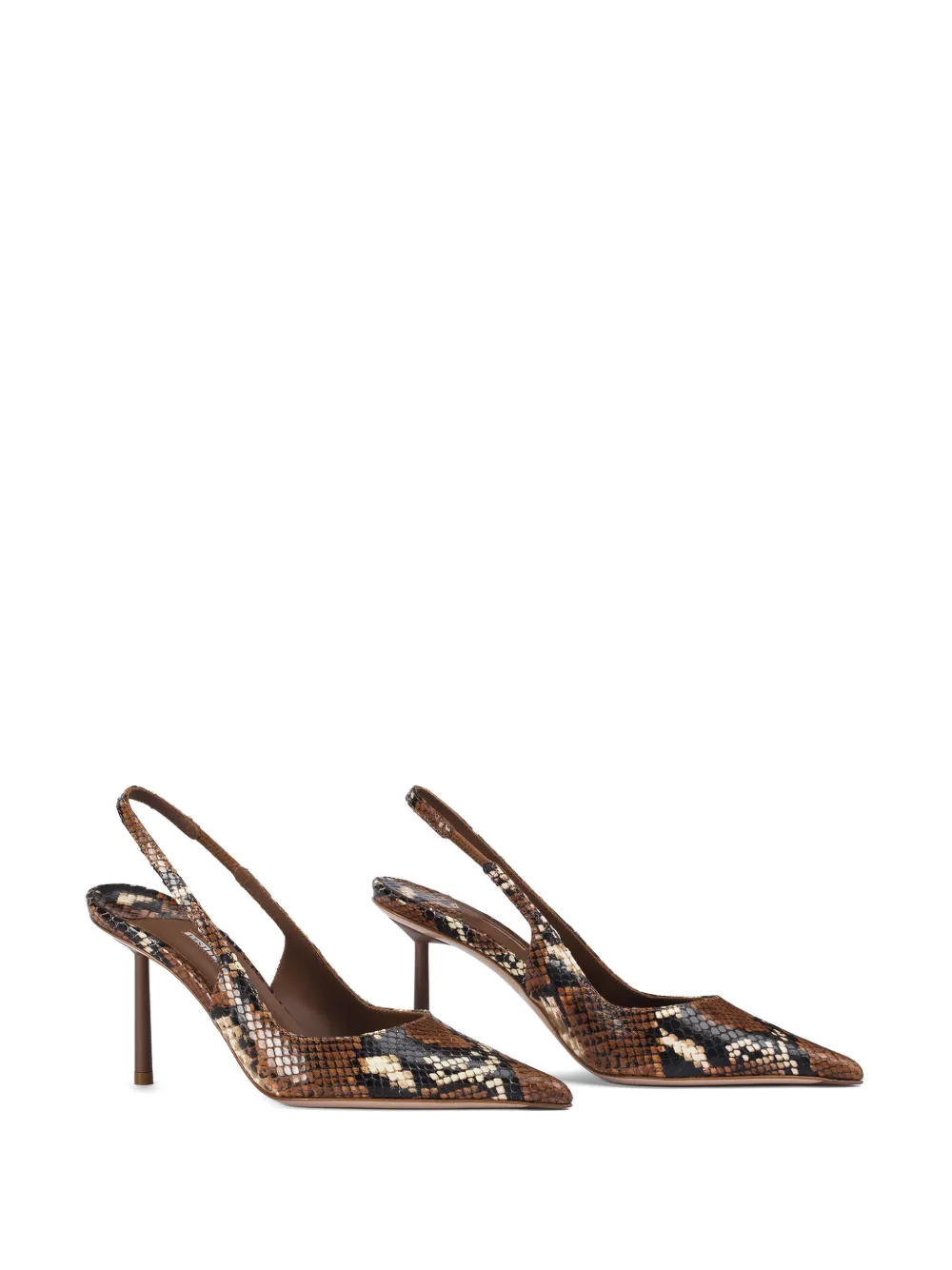 Le Silla 80mm Bella pumps Brown