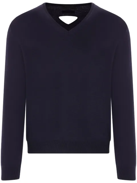 Prada V-neck wool sweater