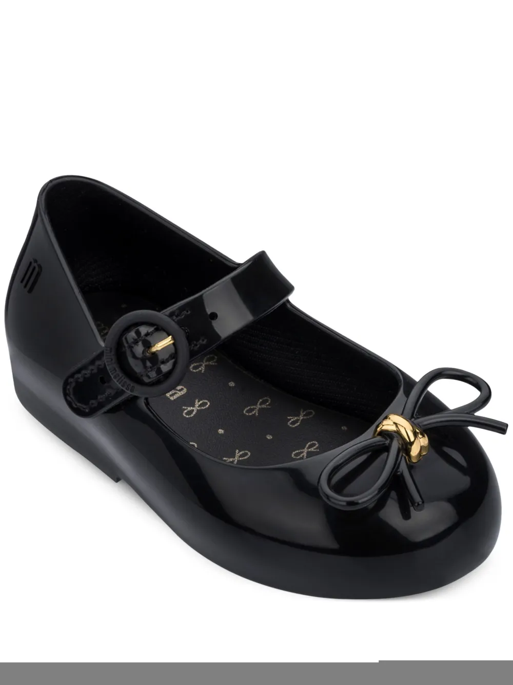 Mini Melissa Bow ballerina shoes - Nero