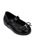 Mini Melissa Bow ballerina shoes - Black