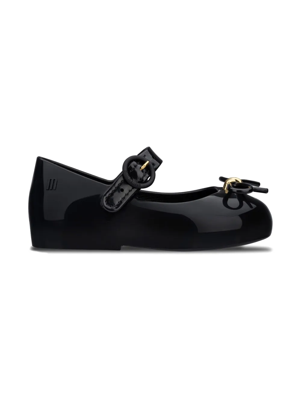 Mini Melissa Bow ballerina shoes Black