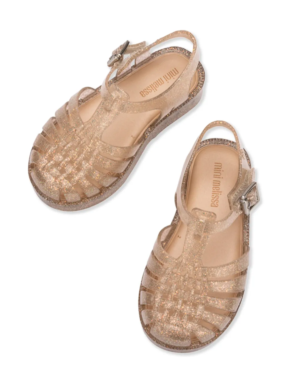 Mini Melissa Possession sandals Gold
